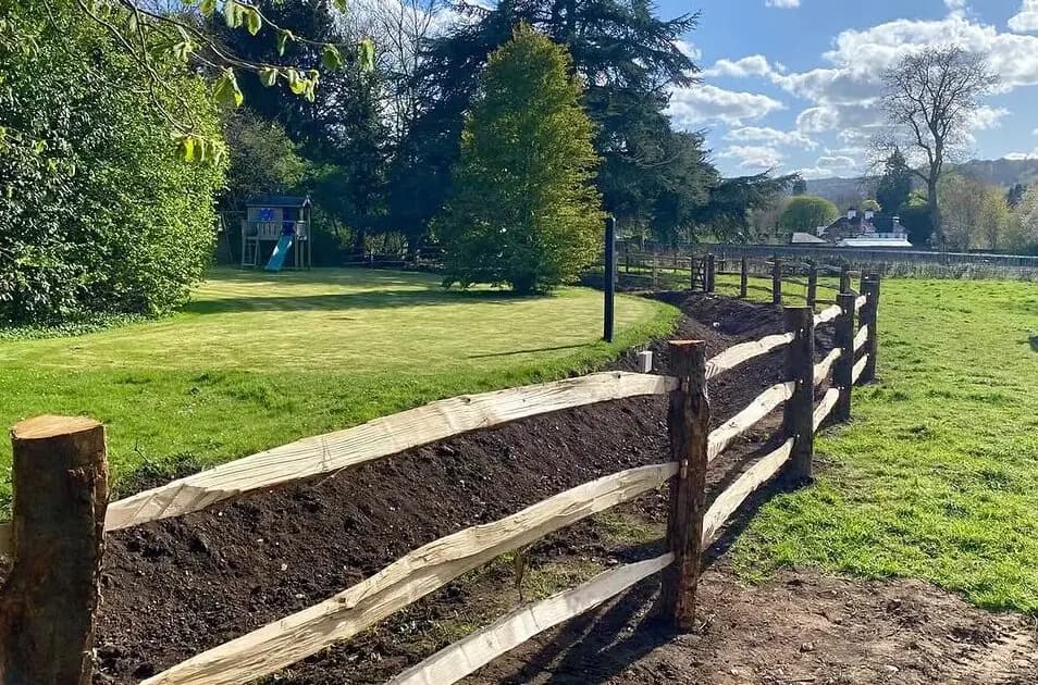 Post & Rail Fencing — fencing by Fencecraft in Kent